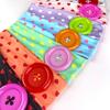 Vintage Style Elastic Hairband Colorful Heart Polka Dot Headband New Retro Headband