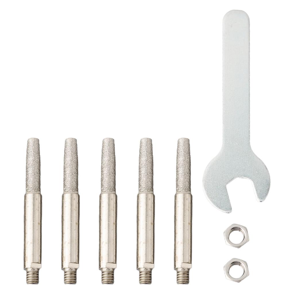 Chainsaw Sharpener Parts Replacement Part Grinding Head Cylindrical 4 5 6mm