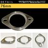 S-NET SN-307-MF Universal Muffler, Flange, Stainless Steel, Welding, Press, Car Supplies, Silencer, Exhaust Repair Bracket, A, 3.0 inches (76 mm)