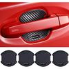 Door Handle Protector Nismo Nissan Car Carbon Door Knob Guard Scratch Prevention Pack of 4 (L, Nissan)