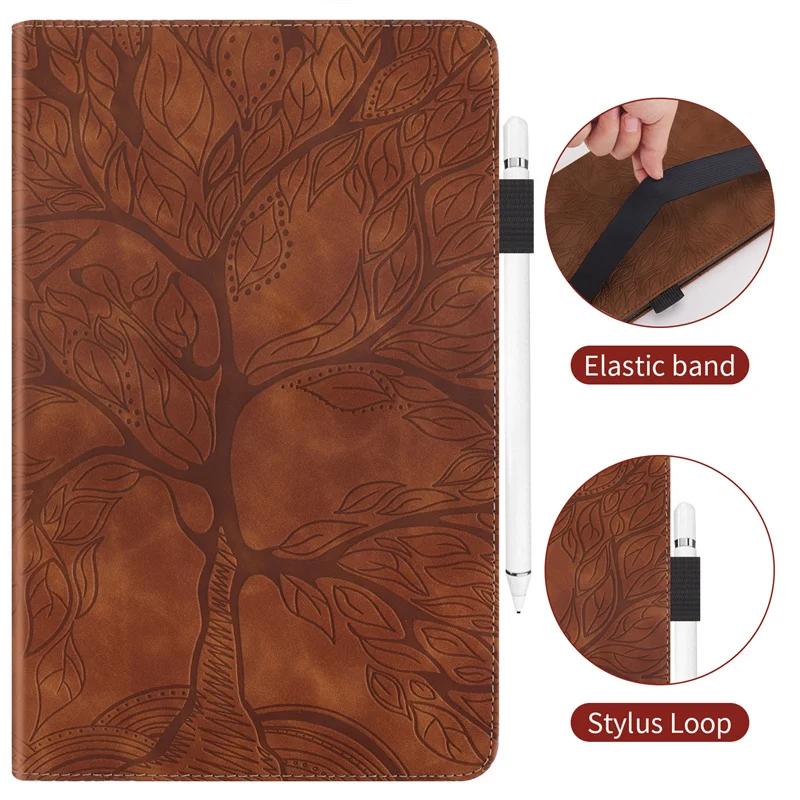 Tablet Case For Honor Pad 10 Cover 12.1" Embossed Tree Flip Wallet Stand Cover For Coque Honor Pad 10 12.1 Inch 2025 Case Funda