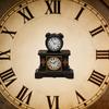 2Pcs Doll House Accessories Diy Dollhouse Miniature Wall Clock European Vintage Clock Furniture Model Decor Toy