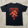 Camiseta de manga corta de algodón negra Talla S-5XL Banda Enter Shikari AM160
