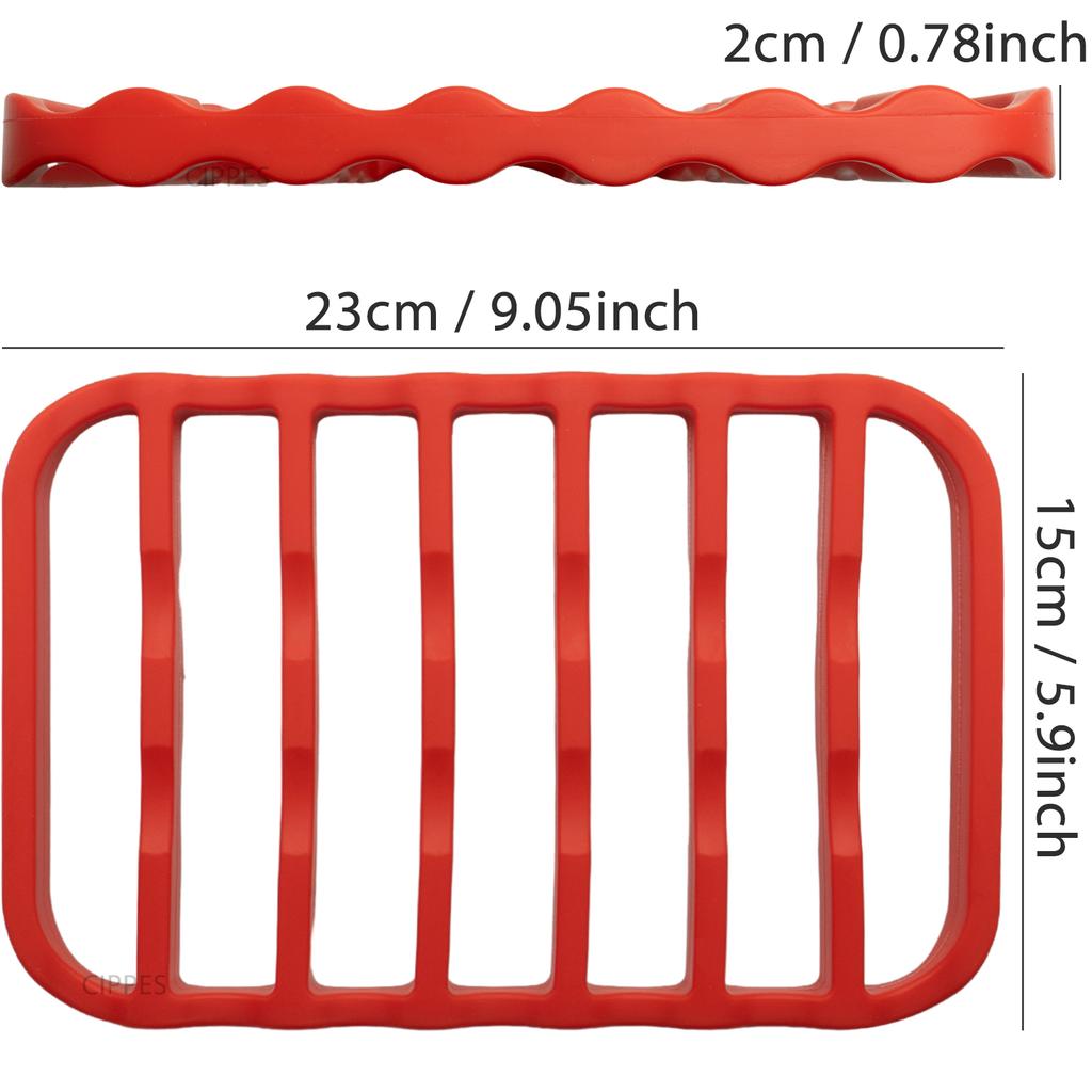 1PC 2PCS Silicone Roasting Rack, for Baking Canning Cooking Steaming, Non Stick, Easy To Clean, Heat Resistant, Cooling Rack