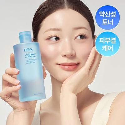 Hydrating Soothing/Mildly Acidic DPPR Hyaluronic Acid Hyal Cube Moisture Toner 300ml