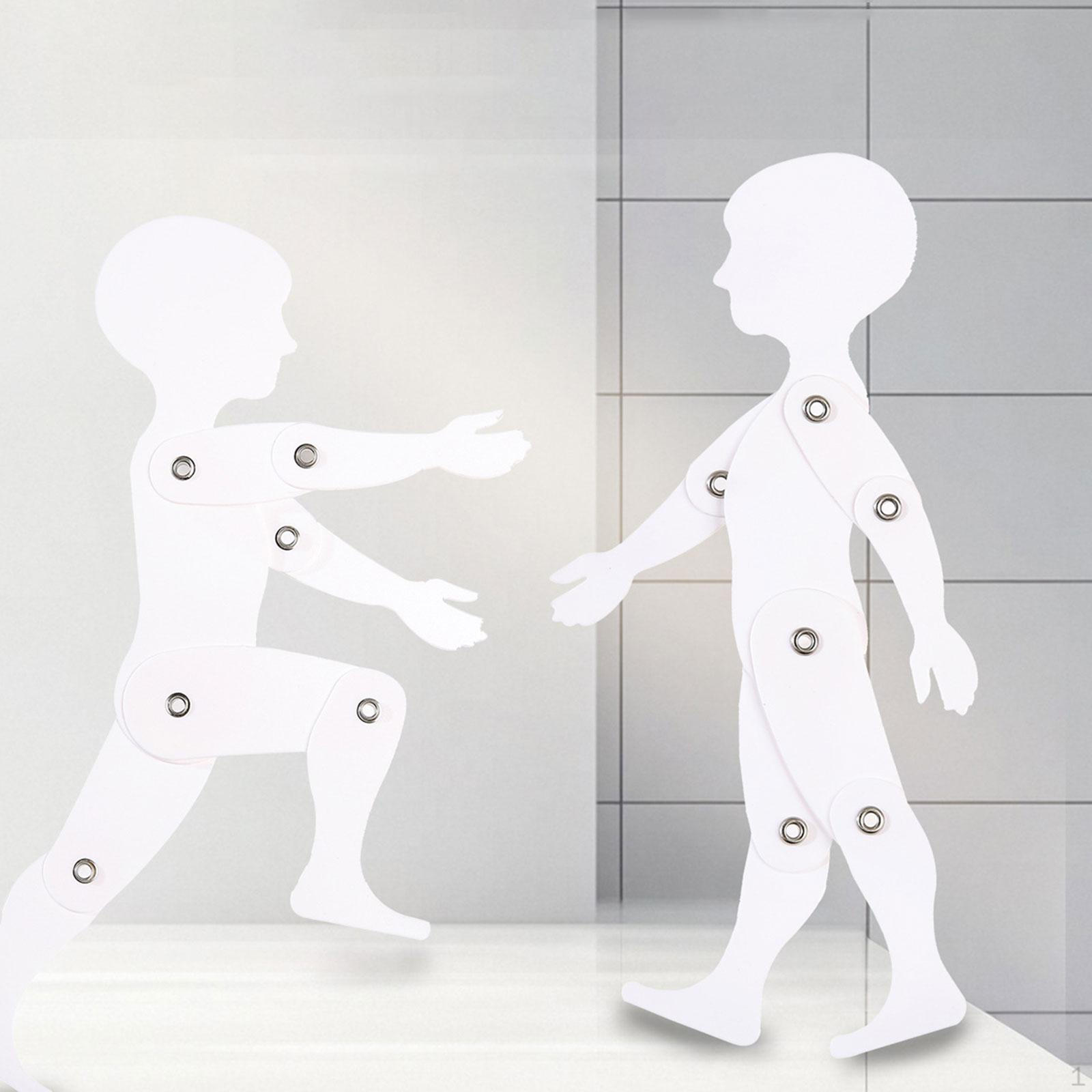 Drawing Mannequin Figure Action Collection, Movable Human Body Model with Articulated Joints
