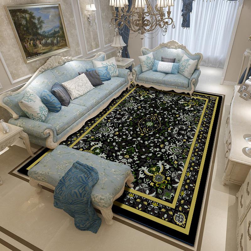 New Retro Persian Abstract Bedroom Living Room Carpet Bohemian Ethnic Style Coffee Table Sofa Carpet Bedside Carpet