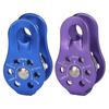 Aluminum Alloy Fixed Single Pulley Great for Rappelling Tree Climbing Strap
