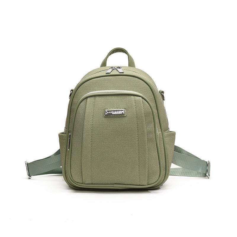 Backpack for Women Fashion Versatile College Student Schoolbag Simple Large Capacity Backpack Single Shoulder Diagonal Straddle Bag