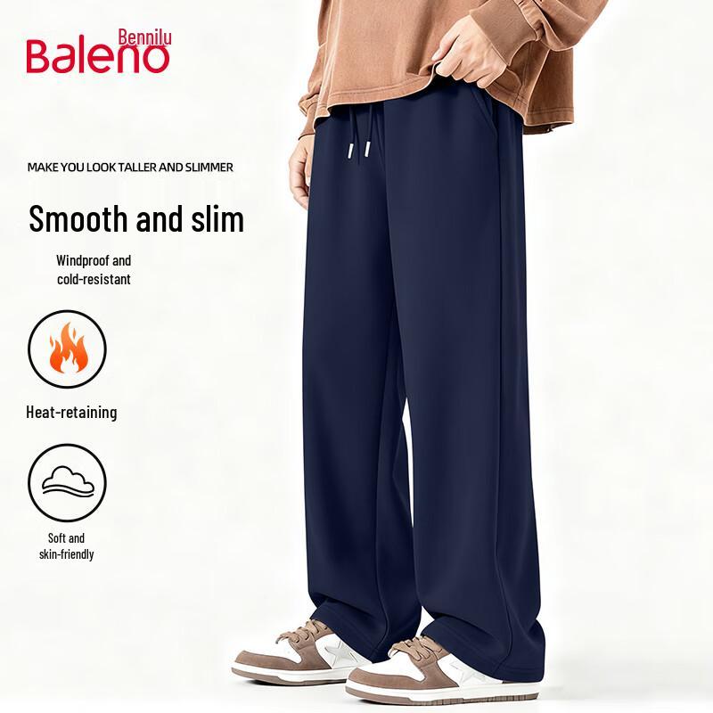 

Baleno Men s Winter Fleece-Lined Straight-Leg Casual Pants 4XL