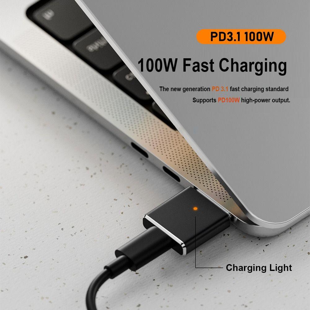 Magnetic USB Type-C To Magsafe 3 Converter Charging Cable Adapter for MacBook Air/Pro 14 16