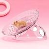 Quiet Hamster Running Wheel Flying Saucer Hamster Wheel with Hideout 2-in-1 Stable Safe Hamster Exercise Wheel for Gerbils Chinchillas Small Pets