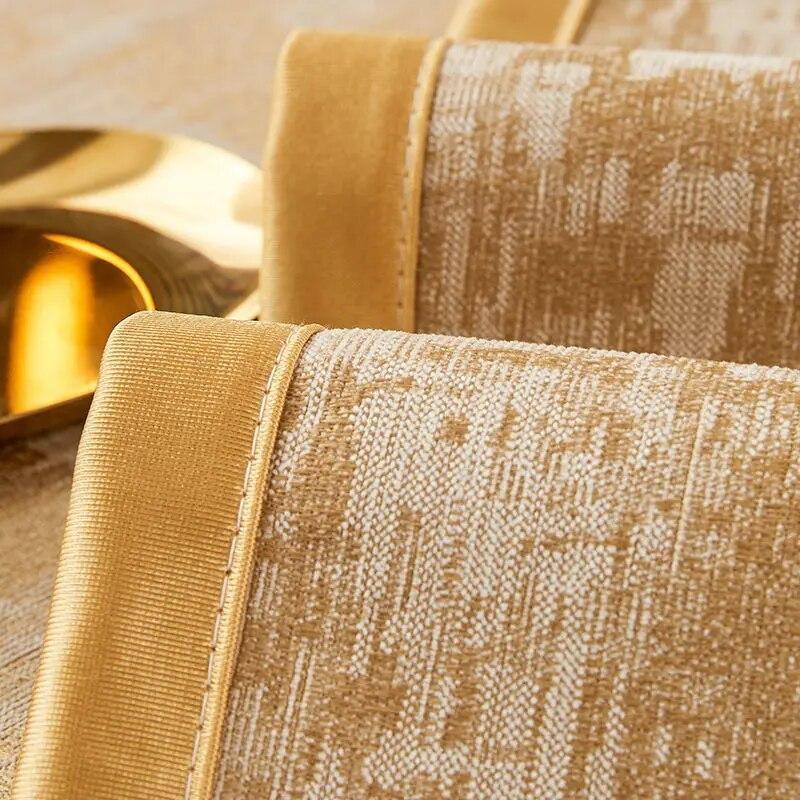 Luxury Leather Universal Sofa Cover Non-slip Gold Edging Modern Simple Sofa Protection Couch Cover Seat Cushion