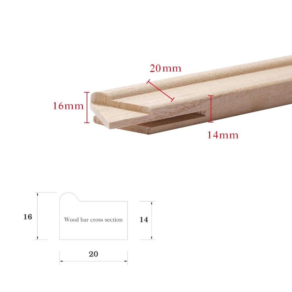 DIY Wood Canvas Stretche Wood Frame For Canvas Painting Picture Nature DIY Frame For Canvas Painting Picture Wall Art Decor