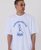 ALL DAY HOOPS Brick Club Oversized Short Sleeve T-Shirt White