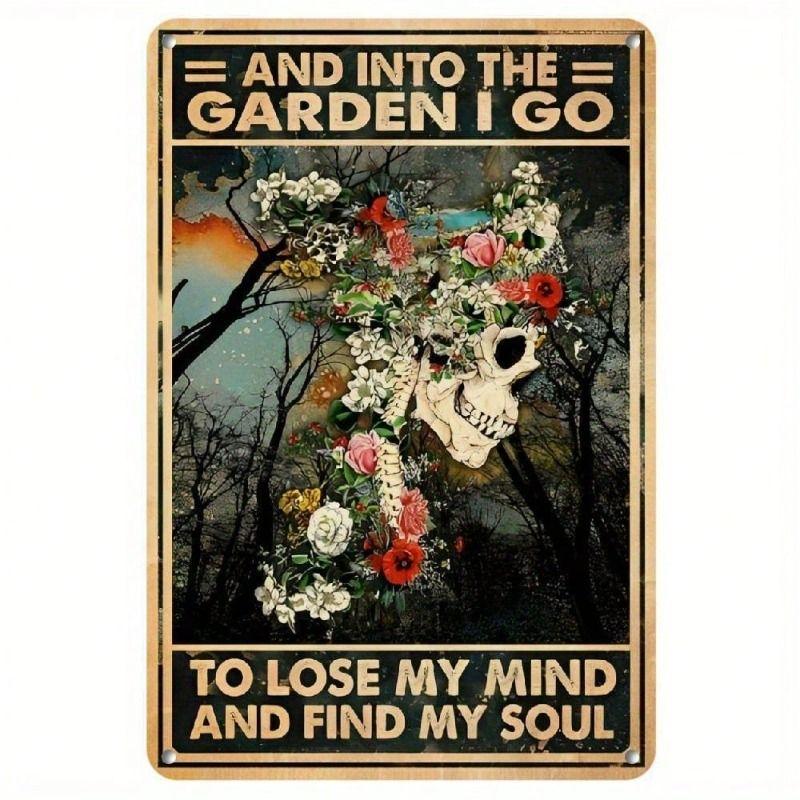 Retro Metal Tin Sign Wall Art Decor for Living Room Bedroom Office