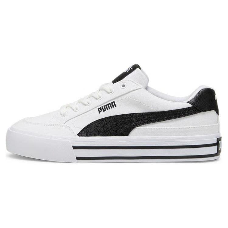 PUMA Court Classic Vulc FS  White Black  Men s 396353-02 EU 43