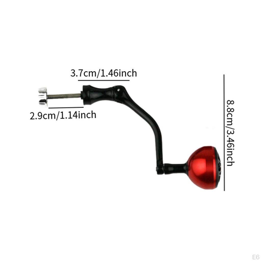 Fishing Reel Handle Ergonomic Grip Replacement Single Rocker Arm for Saltwater Activities