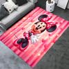 1pcOffice Carpet, Desk Mat, Gift for Home Decor, Minnie Mouse Theme Rug, Soft and Warm Floor Covering