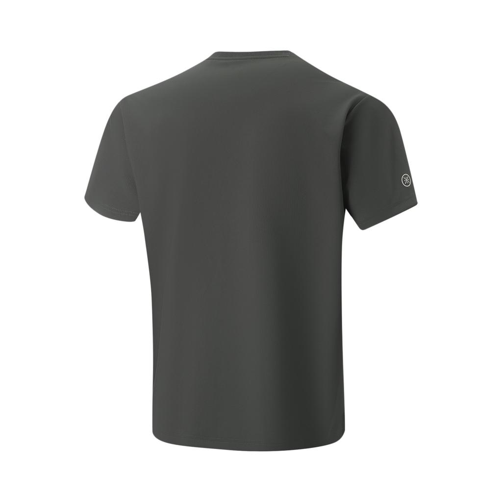 Li-Ning Wade Series UV Protection Round Neck Short Sleeve T-Shirt Men Tops Graphite-Gray ATSU037-1