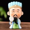 Three Kingdoms Figures Figurines Cartoon Ceramic Handicraft Home Decoration Ornament Character Statue Model Desk Gift Souvenir