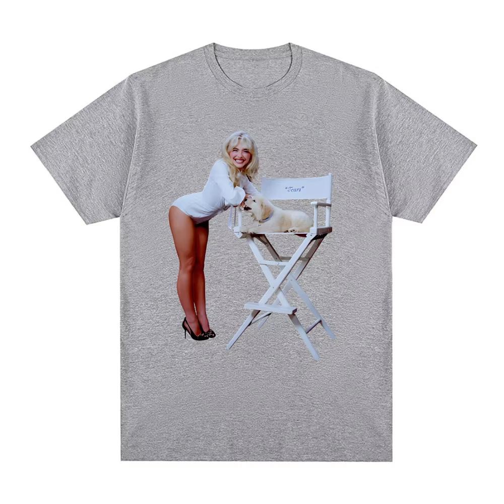 Sabrina Carpenter Unisexs Best Friend album unisex cotton shirt Y2k summer ONeck Short Sleeve Grammy music Unisexs Tshirt fan gifts