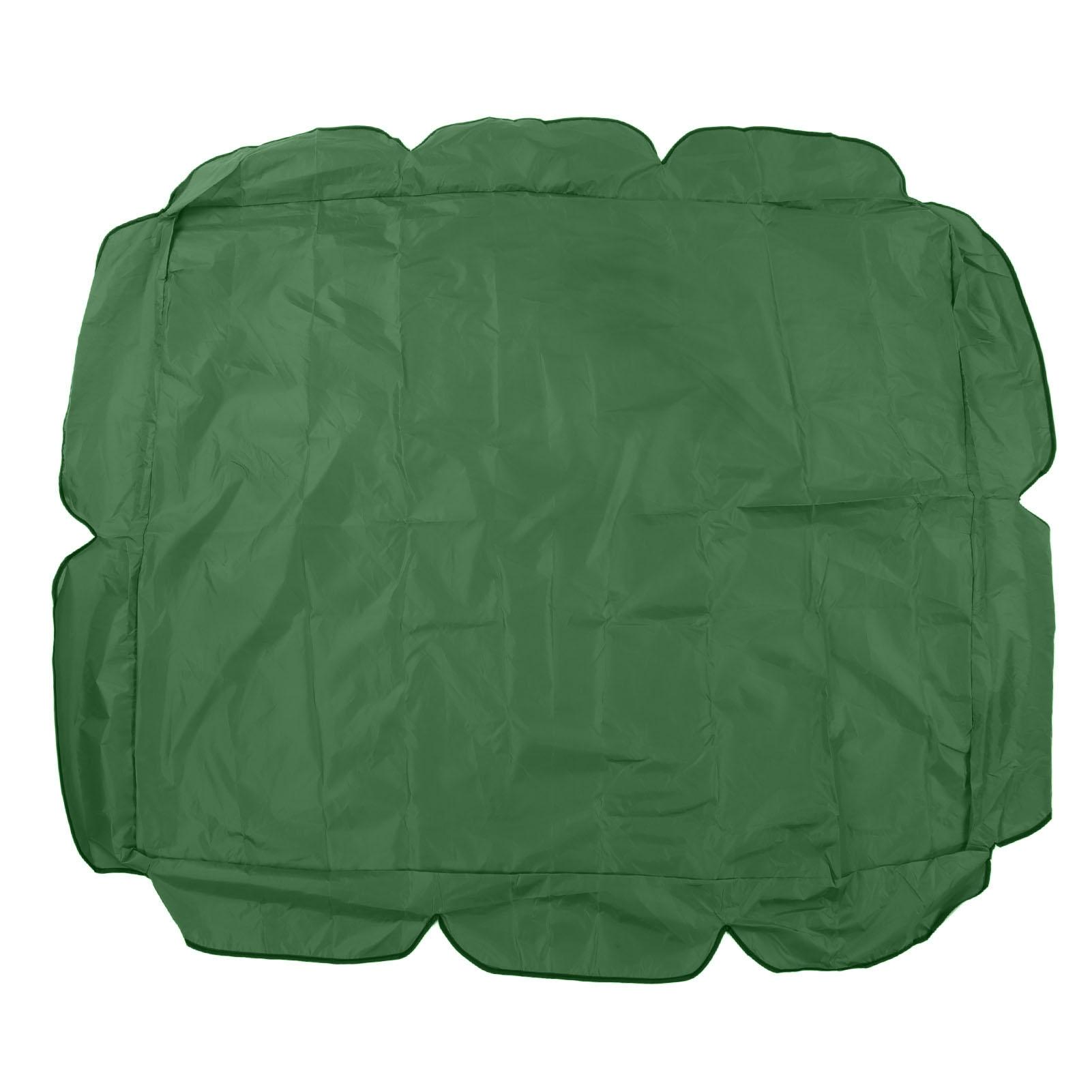 

Тент для качелей 210D Оксфорд с серебряным покрытием Водонепроницаемый Защита от УФ-лучей для уличного патио, двора, кресла темно-зеленого