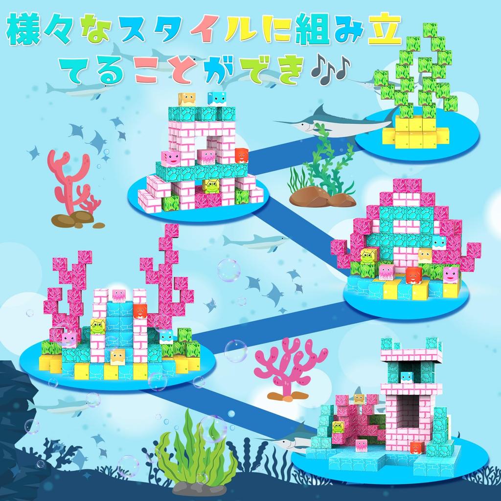 HIWO Magnetic Journey to Sea Large Magnetic Building Magnetic Magnetic Magnetic 6 Years Birthday Educational Elementary School Kindergarten Graduation