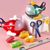 Cartoon Plane Detachable Toys Childrens Gifts 6 In 1 Educational Stationery
