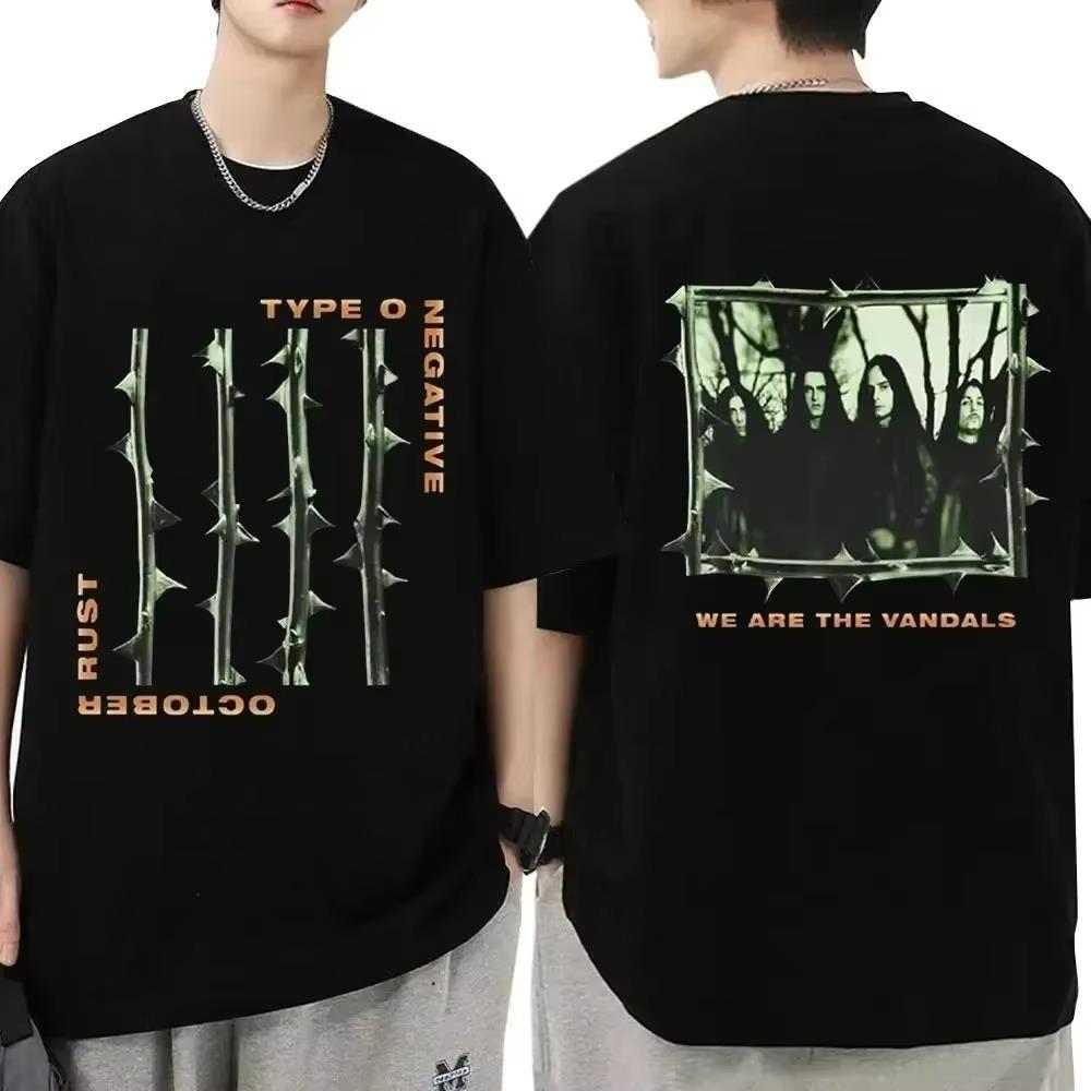 Type O Negative October Rust T Gothic Metal  T Shirt Summer Men's Pure Cottoncomfort Vintage Short Sleeve T-shirts