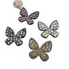 Butterfly Rhinestone Fabric Hair & Shoe Accessories for Children