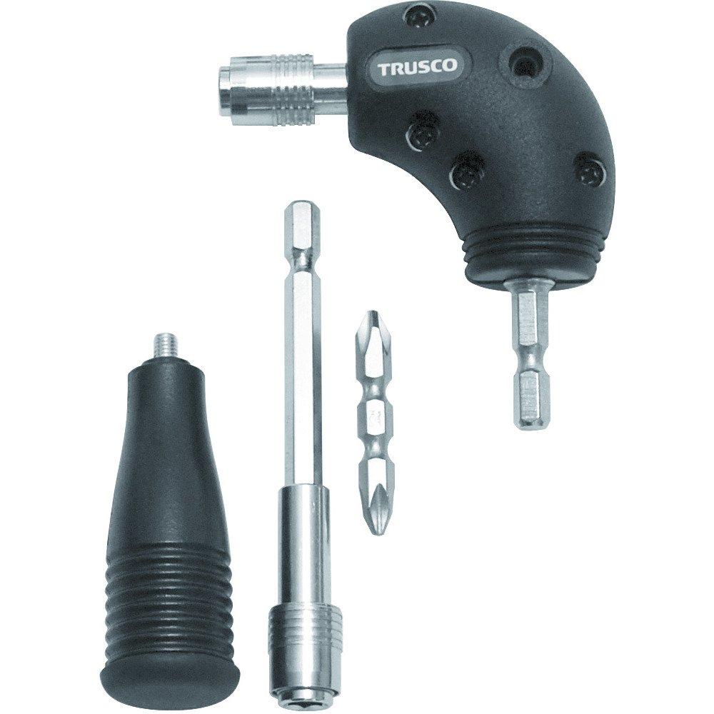 TRUSCO Power Screwdriver Black TDA-510 L-Shaped Adapter,