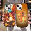B-80 Cute Charmander Black Case for Samsung S24 S23 S22 S21 S20 FE S10 Lite Ultra S7 S8 S9 Plus A05S A11 A12 A13 A15 A22 A24 A25 A32 A52 A71 5G