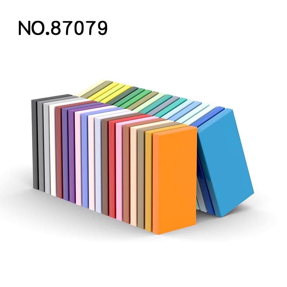 

50Pcs MOC Parts 87079 Tile 2 x 4 with Groove Compatible Bricks DIY Assmble Building Blocks Particle Kid Toy Gift Puzzle Brain