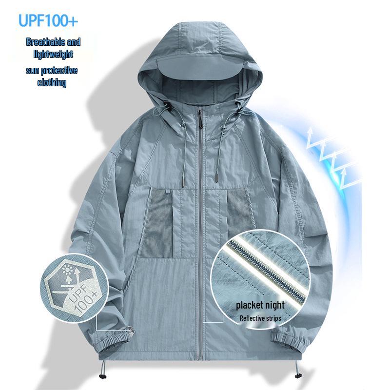 

Men’s Outdoor Lightweight UV Protection Hooded Jacket Medium