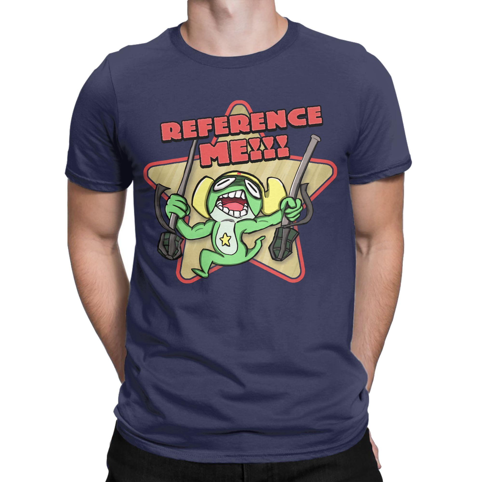 

Reference Me Sgt Frog Keroro TShirts Men Women 100 Cotton Tee Shirt Round Neck Short Sleeve T Shirts Gift Idea Clothing 4XL