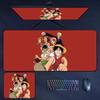 Premium Japanese Anime ONE PIECE Mouse Pad Oversized Cartoon Anime Laptop Keyboard Desk Pad Monkey D. Luffy Roronoa Zoro Non-slip Mouse Pad Peripheral