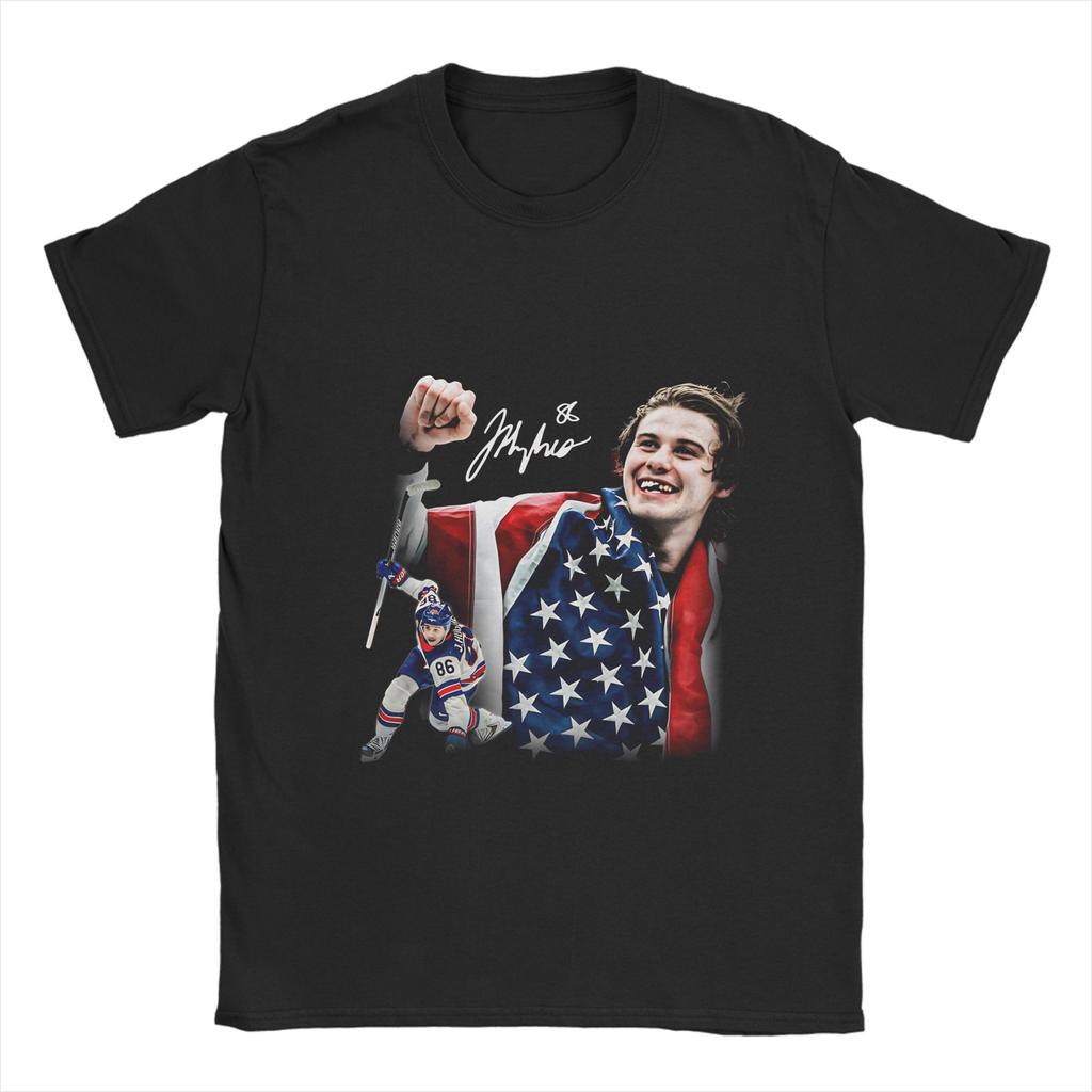 Unisexs Jack Hughes  Gold T Shirts  Cotton Clothes Funny Short Sleeve O Neck Tees Big Size TShirts