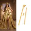 Královské Kobry Pimp Hole Hole Egyptský Styl Hole Žezlo pro Císaře Halloween Cosplay Kostým Příslušenství Rekvizity Královské Žezlo