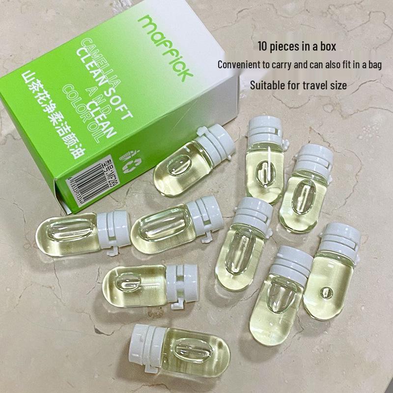 

Maffick Camellia Очищающее масло для лица в дорожном формате для одноразового использования - Удобное и чистое