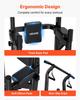 Pull Up Bar, 150kg Power Tower Dip Station, Workout Dip Station with H-Shaped Stable Base & Back Pad, Adjustable 12 Level Height Free Standing Chin Up