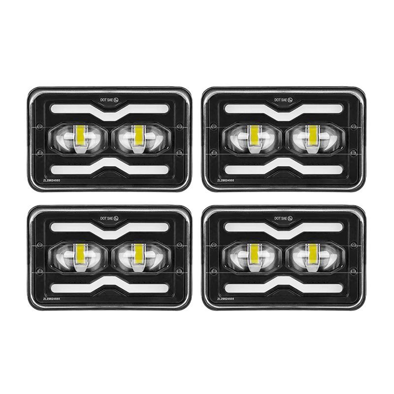 5-Inch High-Brightness LED Headlight for 4x6 Wrangler Off-Road Trucks