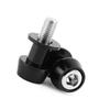 Motorcycle CNC Aluminium Alloy Swing Arm Spool Sliders Stand Swingarm Bobbins(10mm, Black)