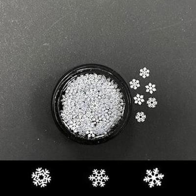White 3-color Snowflake Glitter (S6318774)