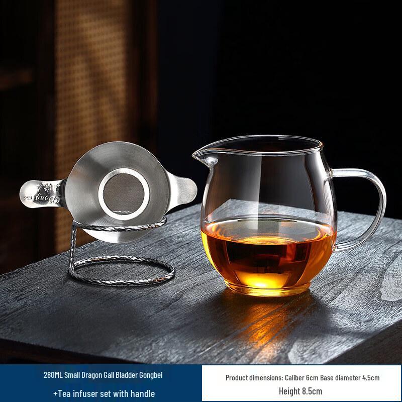 Borosilicate Glass Fair Cup & Tea Infuser Set