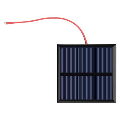 0,7W 1,5V mini přenosný solární panel DIY nabíječka napájecího modulu pro 1,2V baterii s drátem 70*70MM