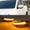 For Mitsubishi Outlander 13-20 Rearview Mirror Flow Light, High-quality LED Turn Signal, Yellow Flow Light