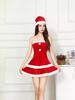 Sexy Strapless Christmas Bunny Outfit - Adult Party Dance Nightclub Dress