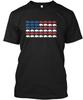 Buffalo American Flag T Shirt Made In the USA Size S To 5XL