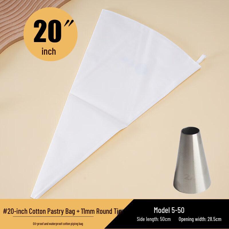 Qiwei Reusable Thickened Cotton Piping Bag